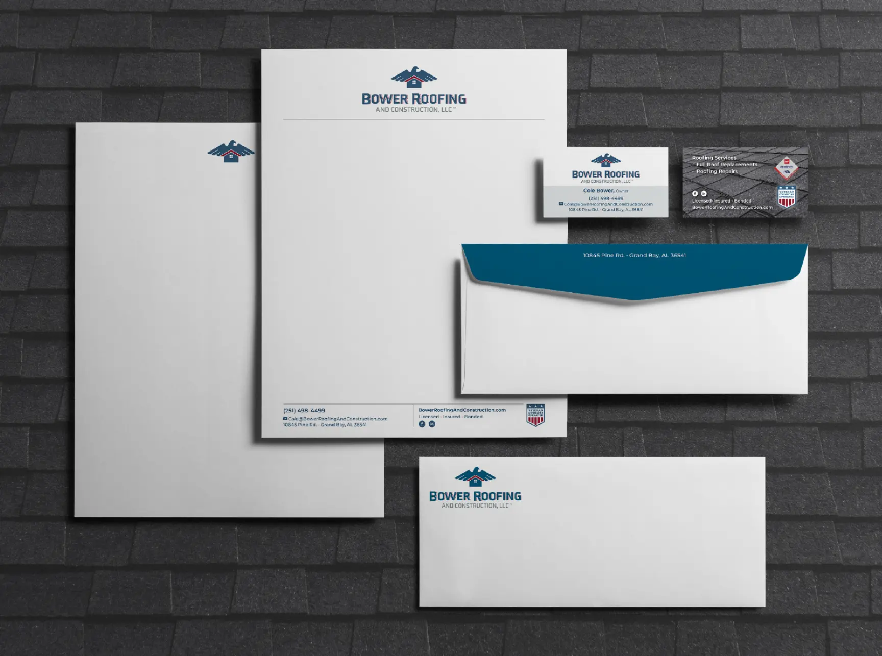 Bower Roofing Mockup