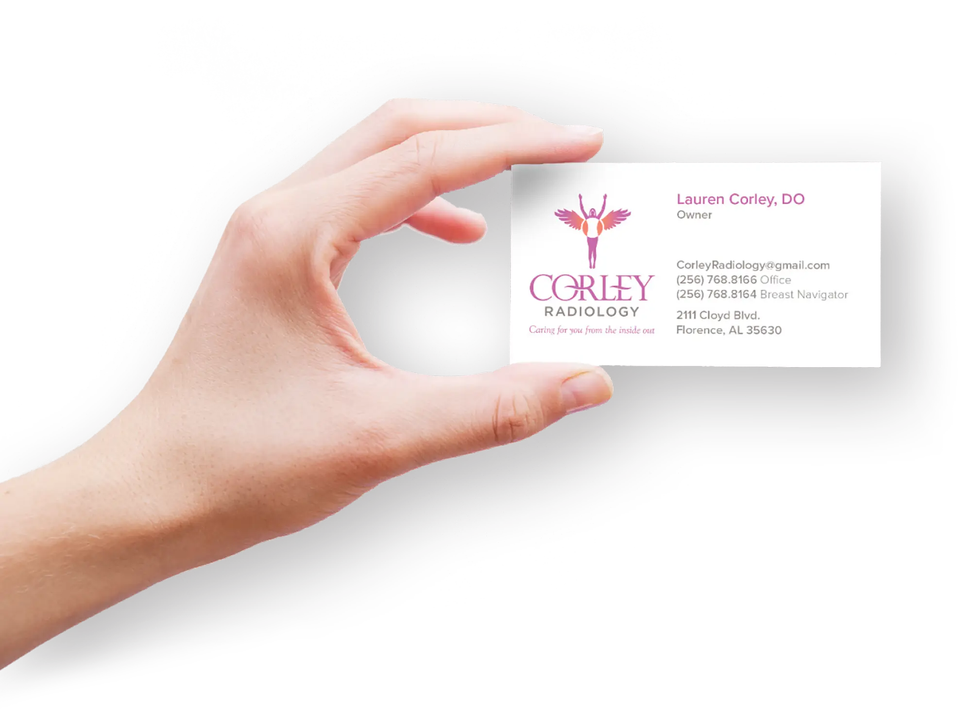 Corley Radiology Business Card