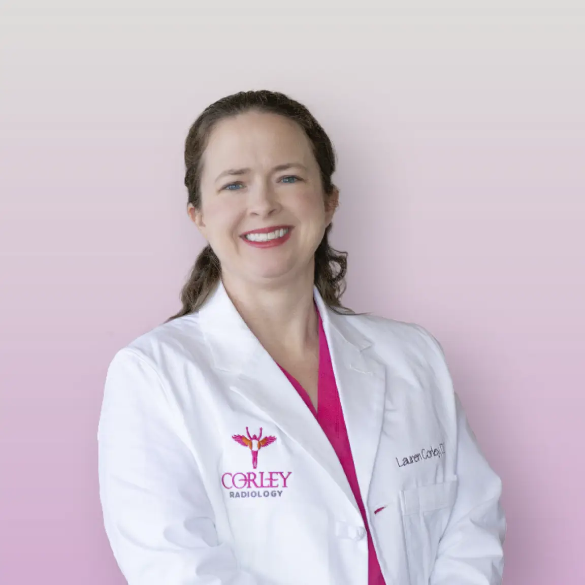 Dr. Corley in Labcoat